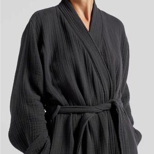 Parachute Cloud Cotton Robe NWT, Coal